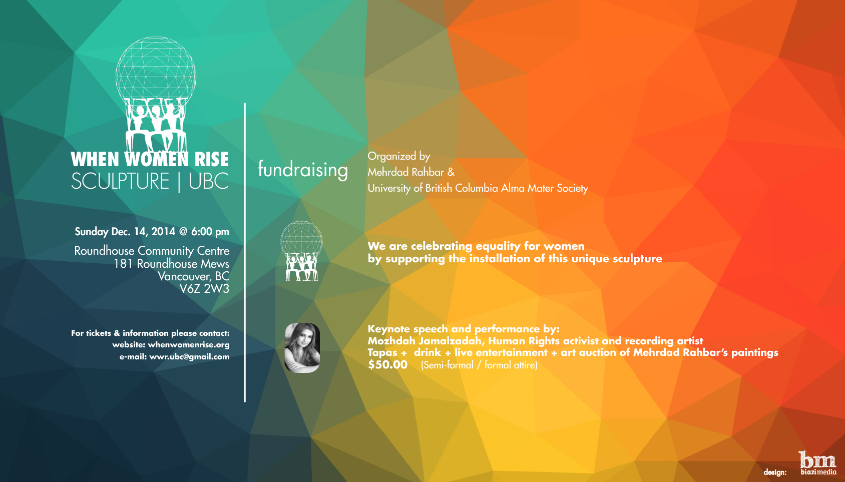When Women Rise Organized by Mehrdad Rahbar