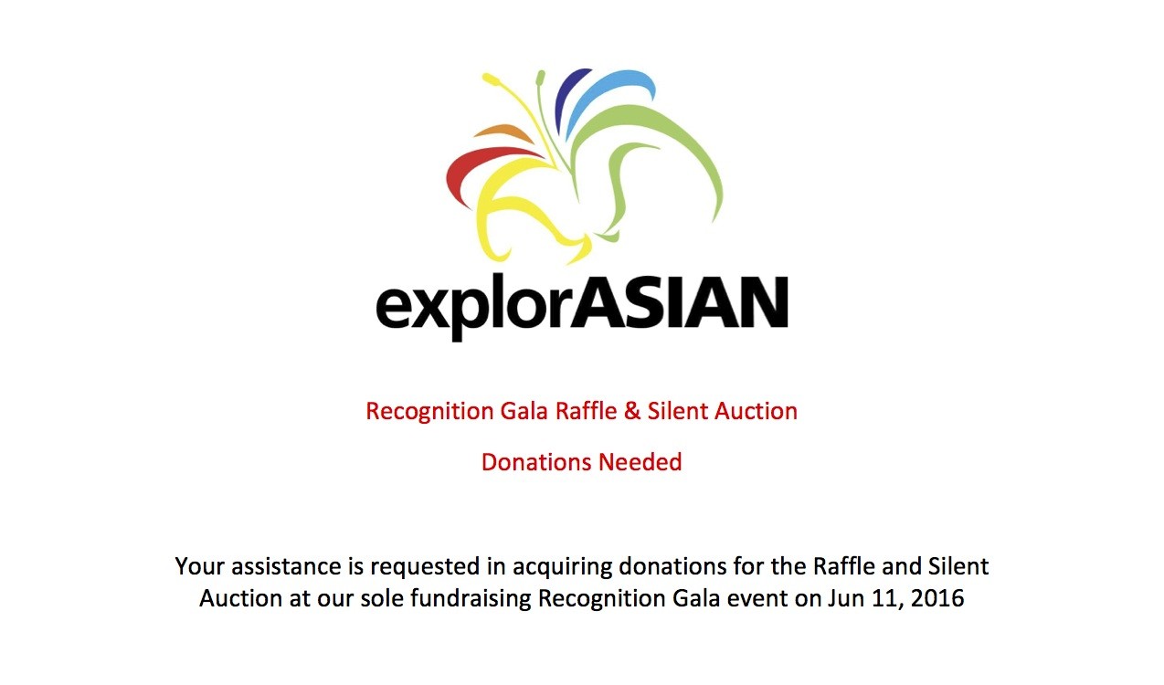 Recognition Gala Call for Prizes