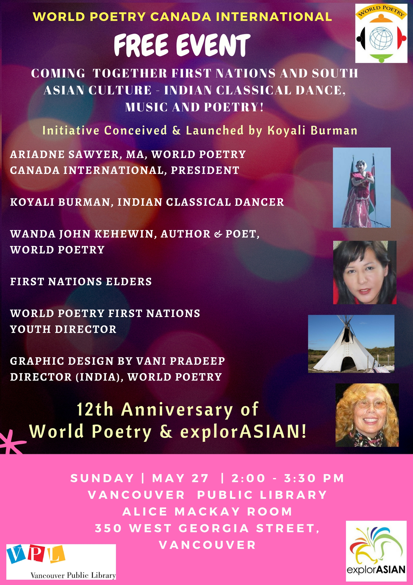 World Poetry Celebrates First Nations & South Asian Cultures