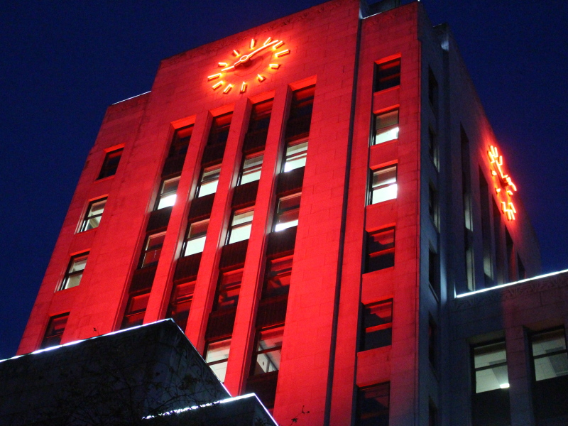 Illumination of Vancouver City Hall