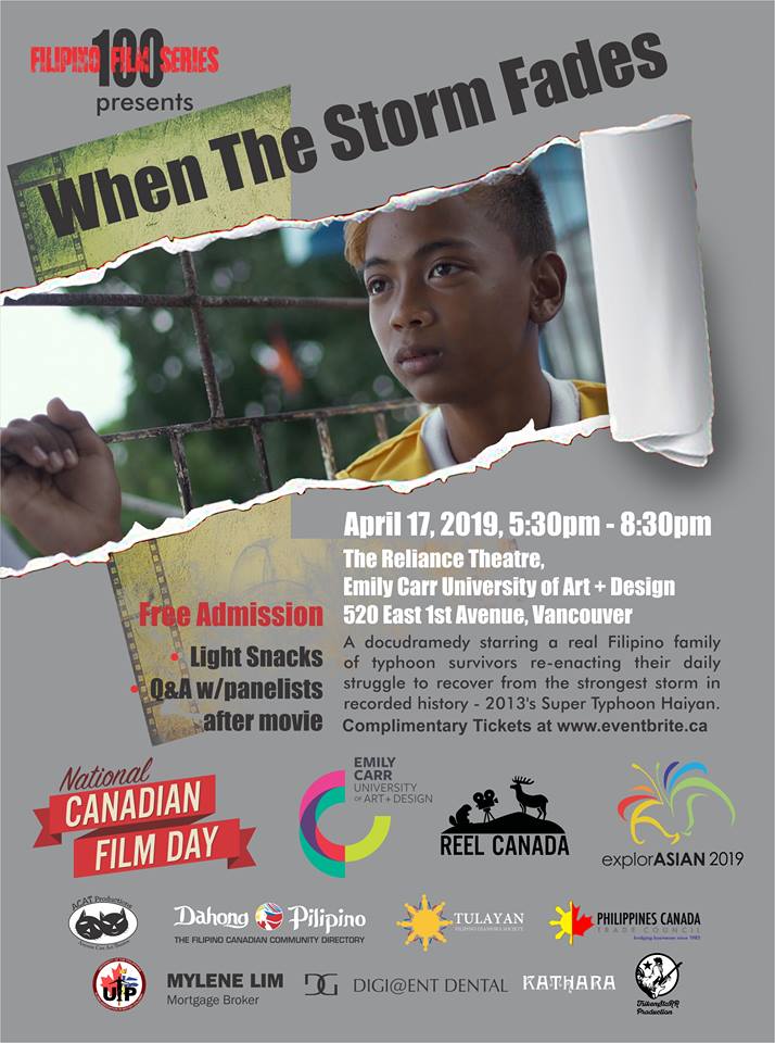 When The Storm Fades, National Canadian Film Day