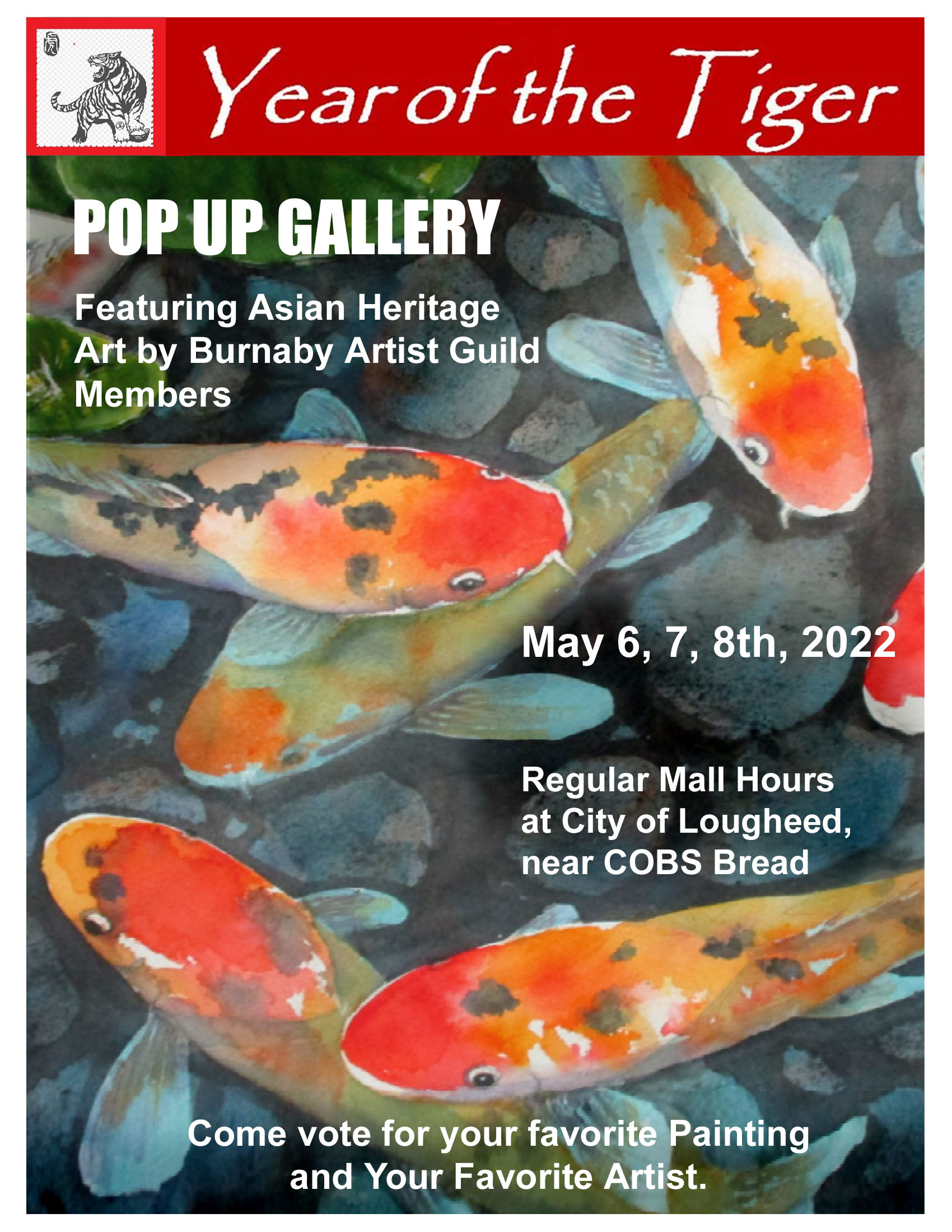 Burnaby Artist Guild Asian Heritage Month Art Show